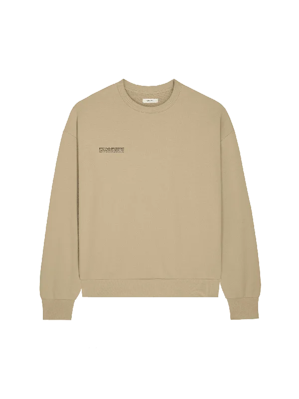 Womens 365 Midweight Sweatshirt—birch beige