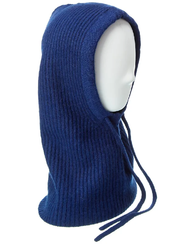 Amicale Cashmere Ribbed Knit Cashmere Hood