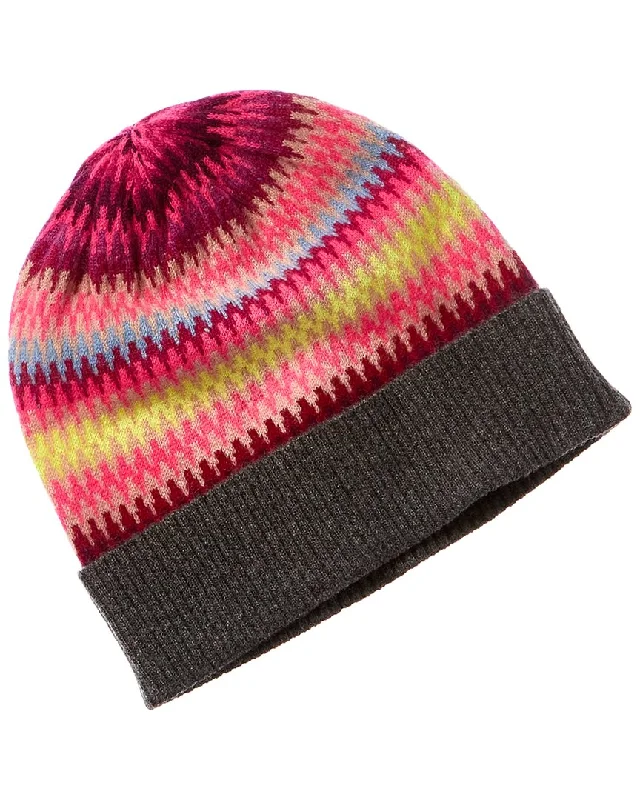 Brodie Cashmere Fairisle Cashmere Beanie