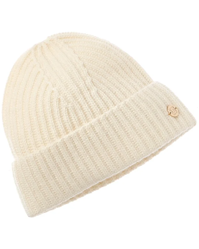 Bruno Magli Fashioned Rib Cashmere Hat