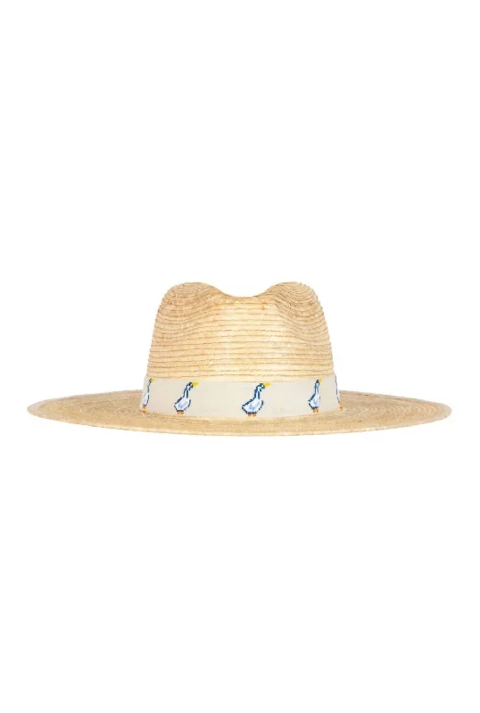 Pata Palm Hat In White