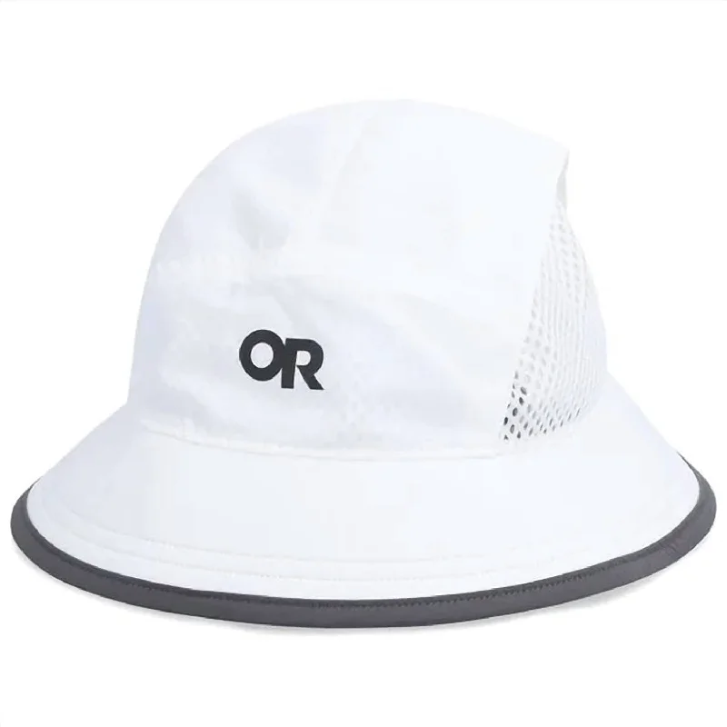 Unisex Swift Bucket Hat In White