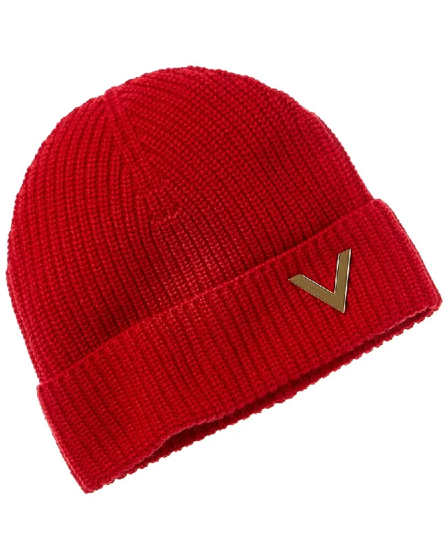 Valentino VLogo Cashmere Beanie