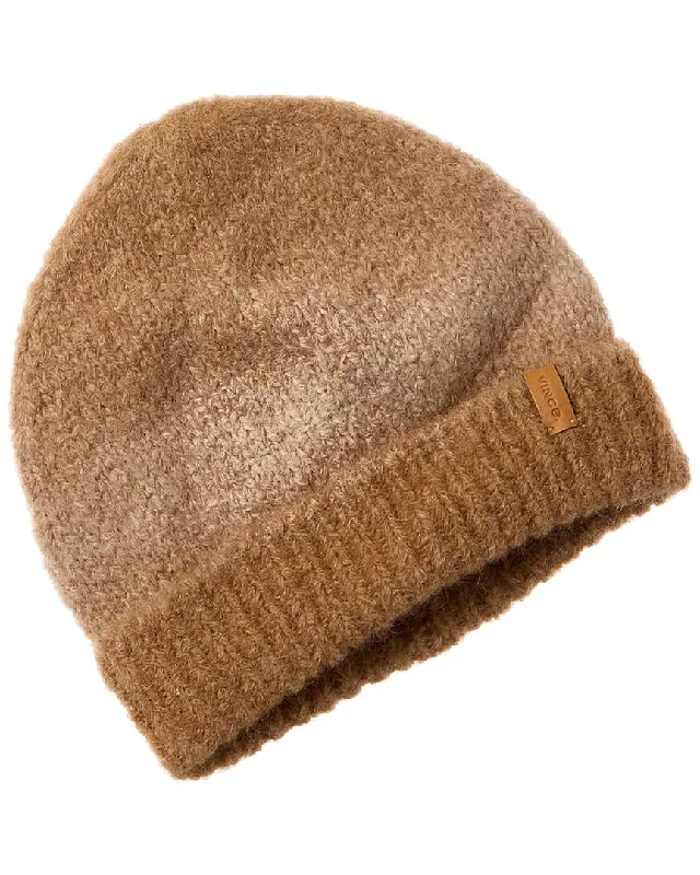 Vince Subtle Space-Dye Cuffed Alpaca-Blend Hat