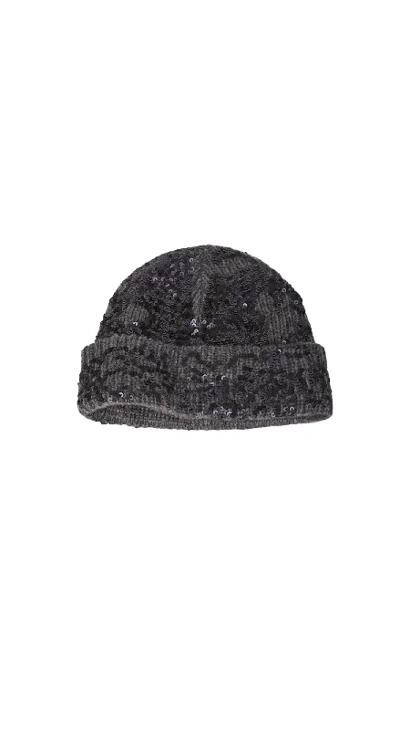 Women Liza Sequin Beanie In Grey