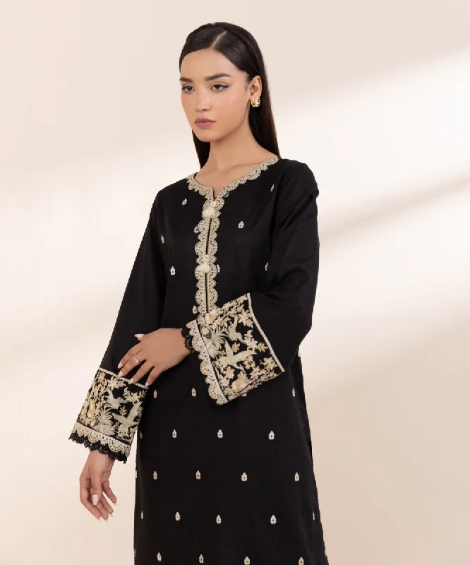 Embroidered Cotton Jacquard Shirt