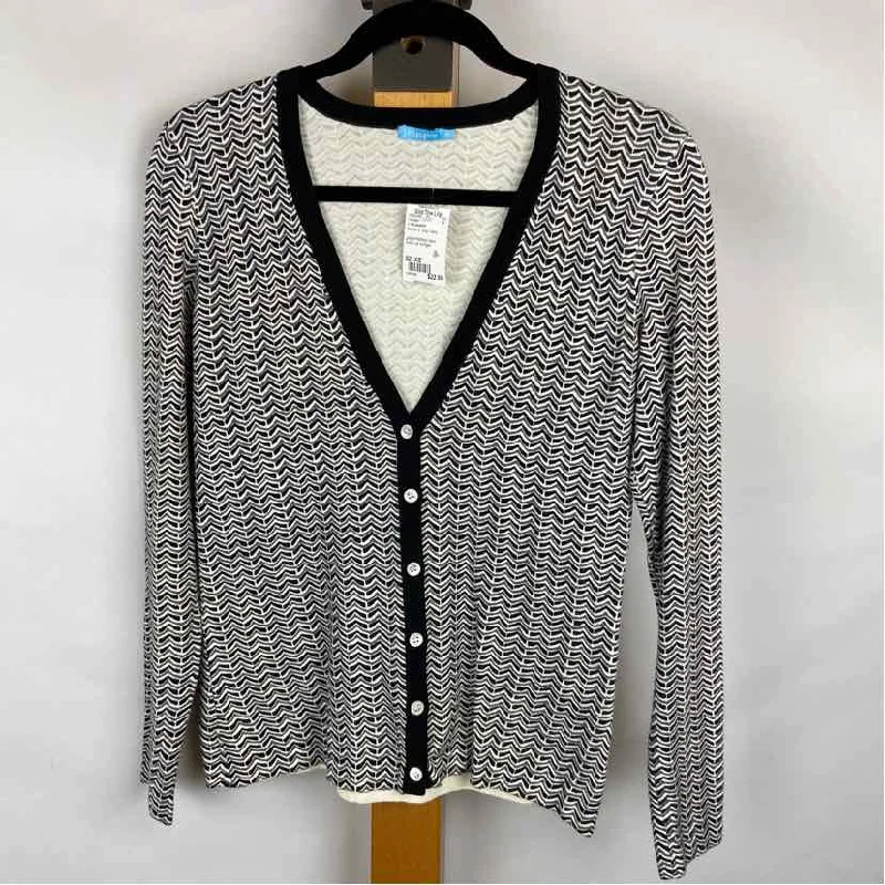 J. McLaughlin Women's Size XS Gray Wavy Cardigan