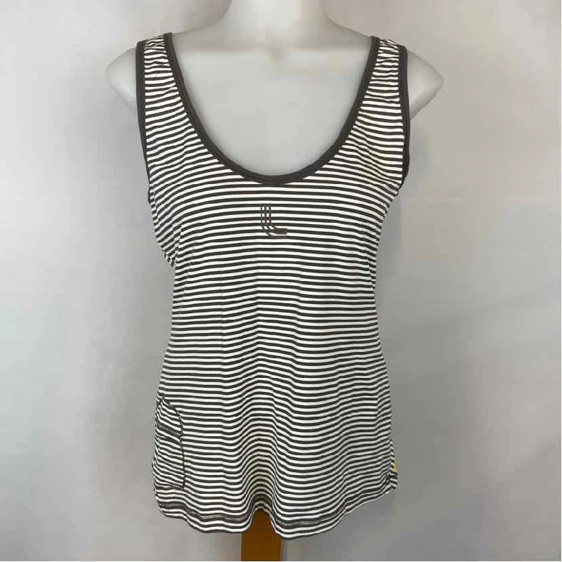 Lole Women's Size M Gray Stripe Tank