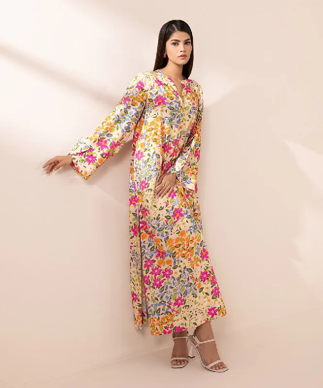 Printed Arabic Lawn Dress