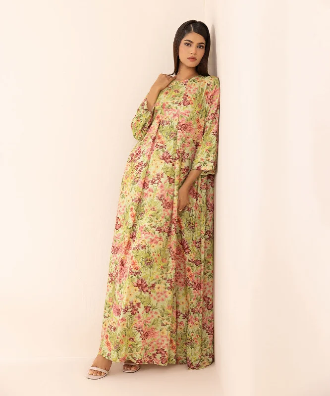 Printed Arabic Lawn Dress