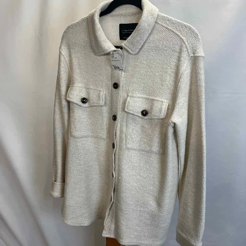 Sanctuary Women's Size S Cream Button-Up