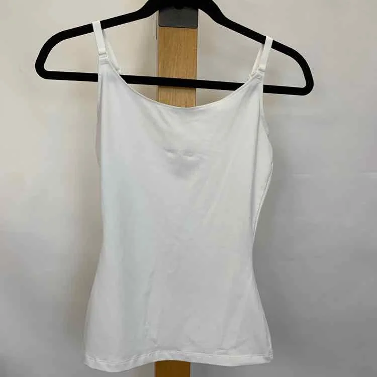 Spanx Women's Size M White Solid Tank