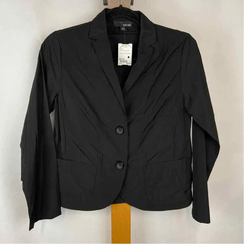 Sun Kim Women's Size XS Black Solid Jacket