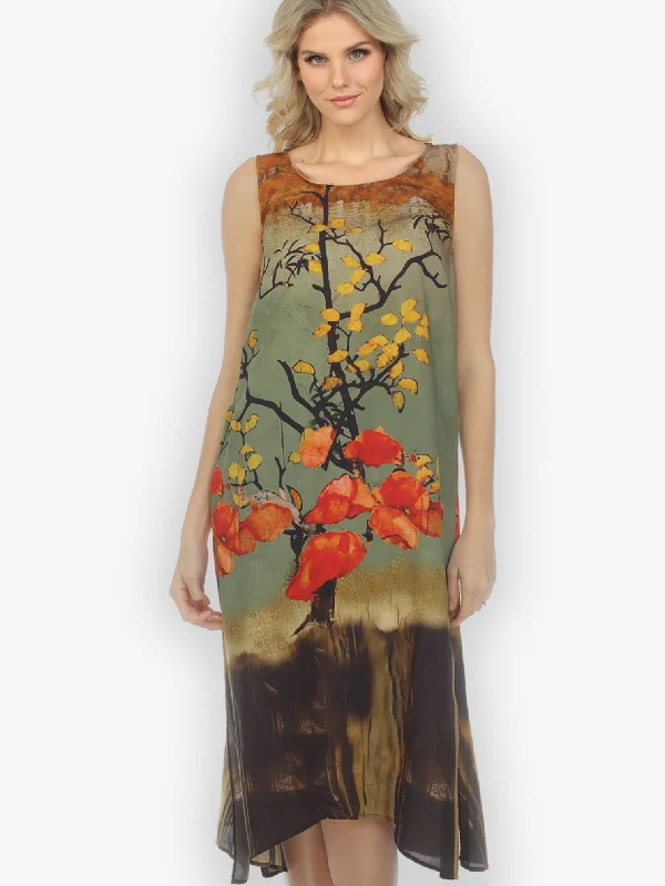 Sky Border Nature Tank Dress