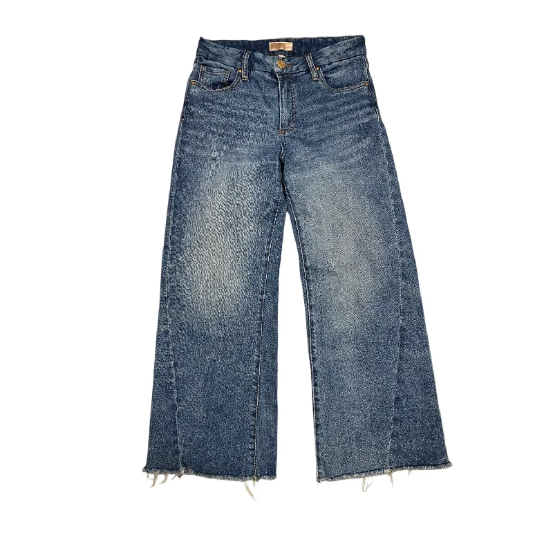 Jeans Straight By Kut In Blue Denim, Size: 2