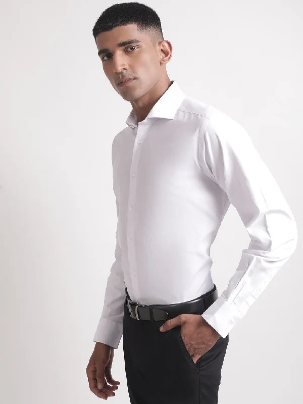 Bruun & Stengade White Modern Fit Shirt