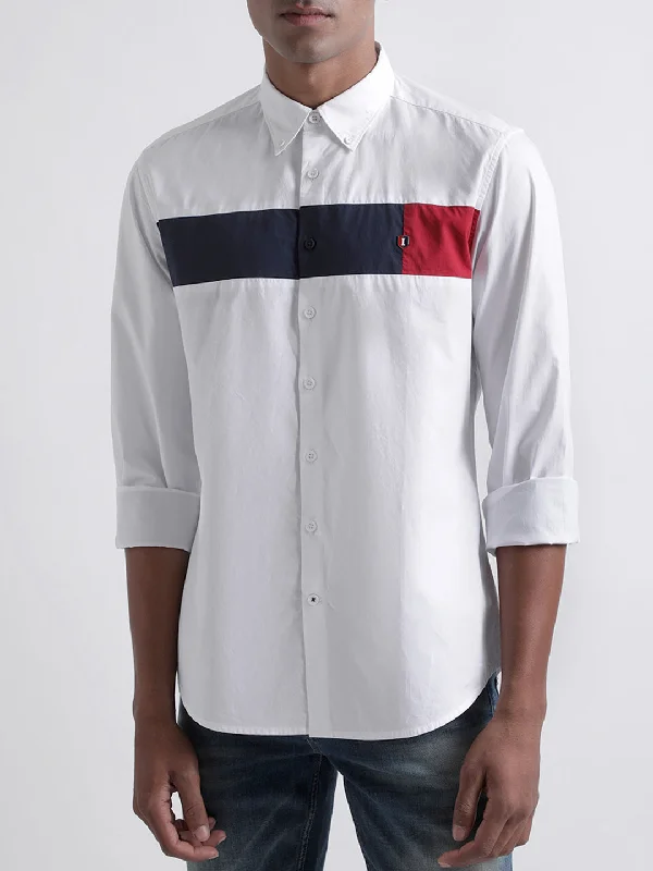 Iconic White Regular Fit Shirt