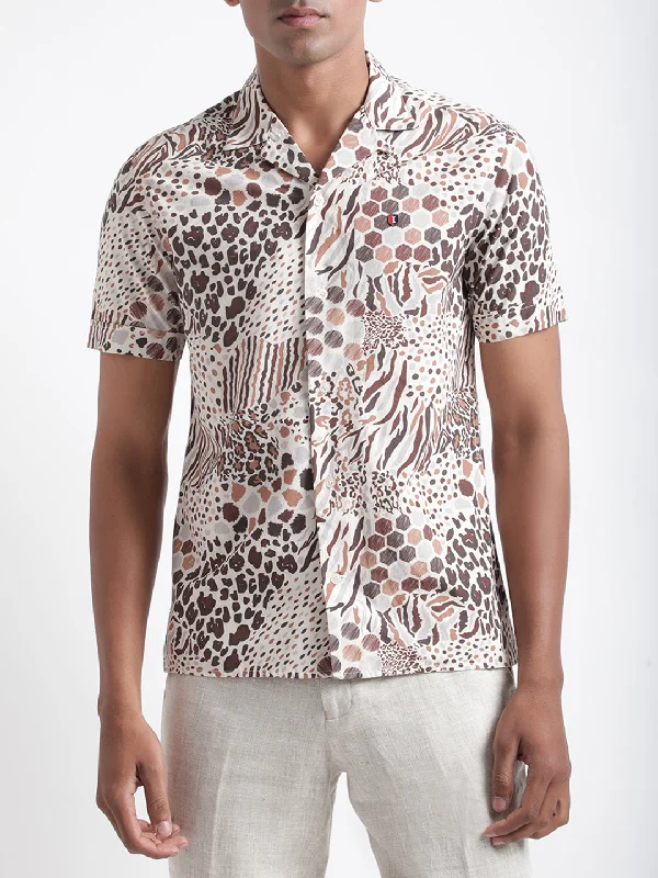 Iconic Multi Printed Regular Fit Shirt