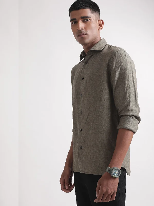 Matinique Olive Regular Fit Shirt