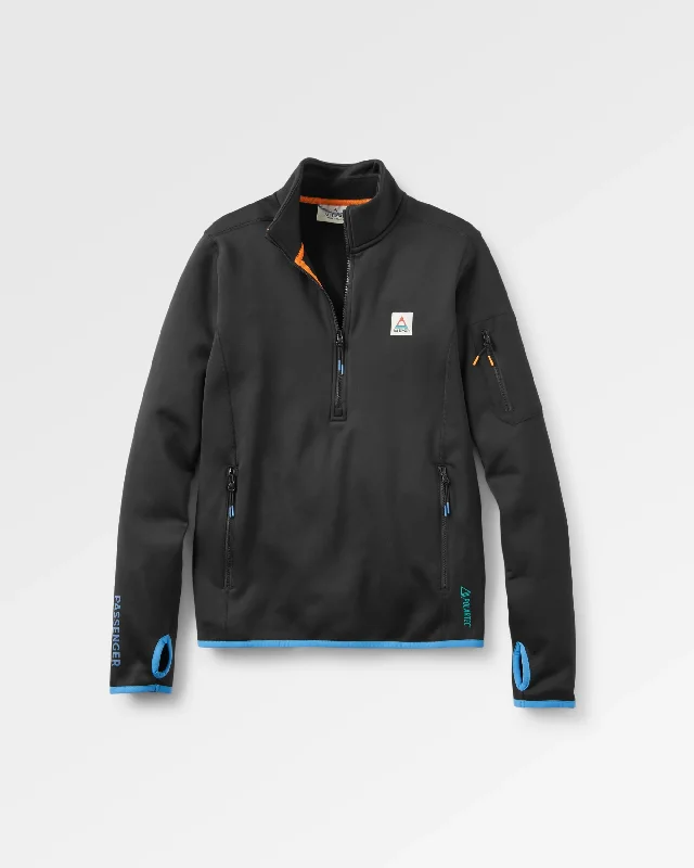 Wintergreen Recycled Polartec® Fleece Pullover - Black