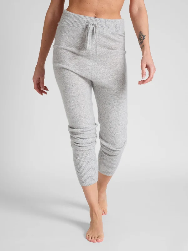 Cashmere "Chill pants" - light grey