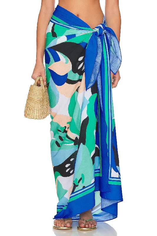 Cotton Sarong In Jade