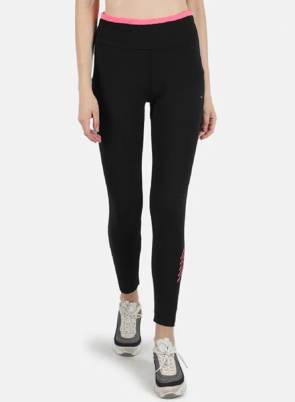 Women Black Printed Jegging