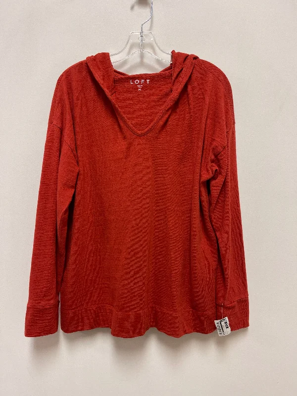 Top Long Sleeve By Loft In Orange, Size: M