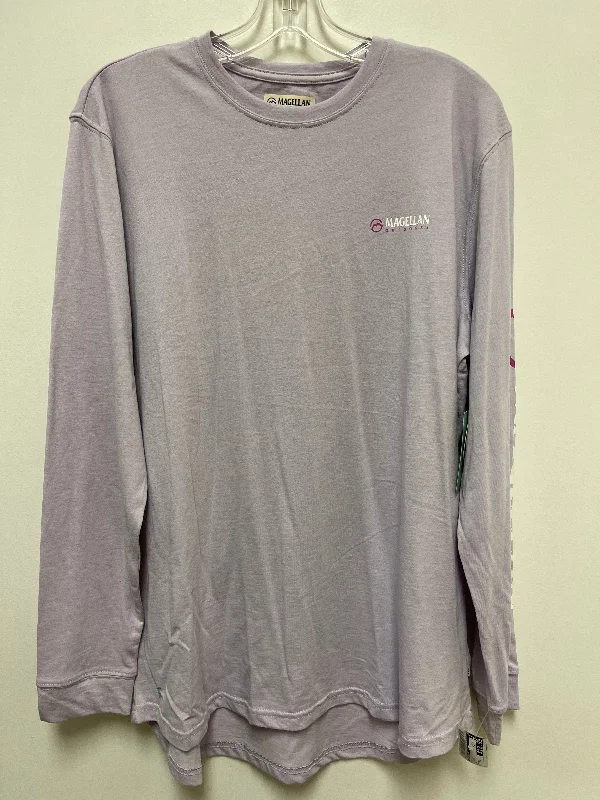 Top Long Sleeve By Magellan In Purple, Size: Xl