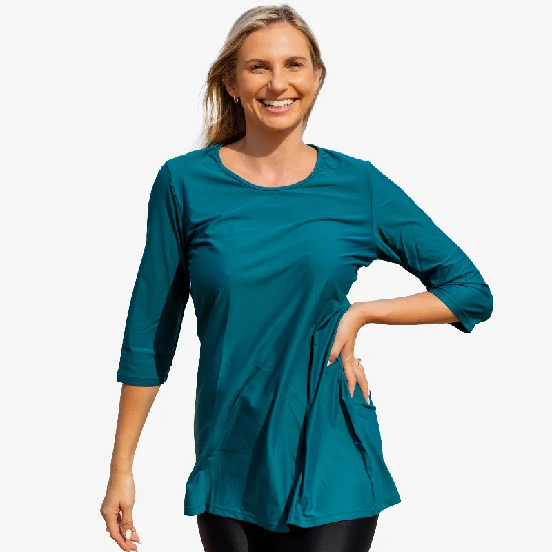 Women's Gia 3/4 Sleeve Swim Tunic