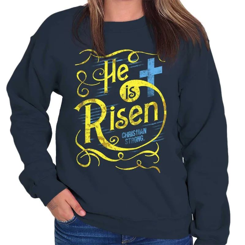 He Is Risen Crewneck Sweatshirt