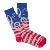 K. Bell Mens USA Music Crew Socks