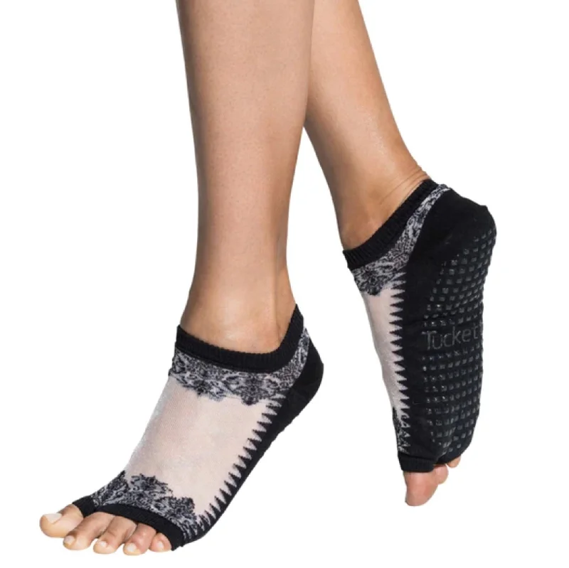 Flow Grip Socks - Black & Sheer Gala (Barre / Pilates)